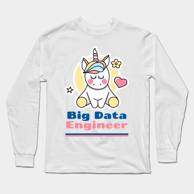 Happy Big Data Engineer Long Sleeve T-Shirt by ArtDesignDE